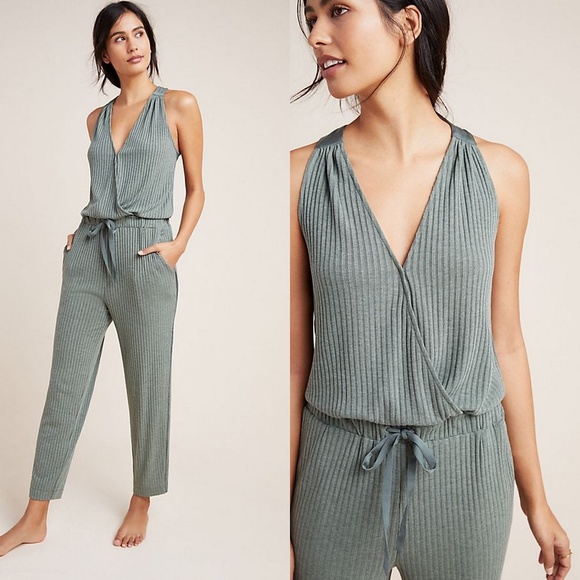 Anthropologie Pants - NWT Anthropologie Juniper Jumpsuit Green Large